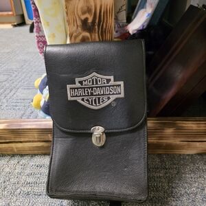 Harley-Davidson Black Leather Men's Bag